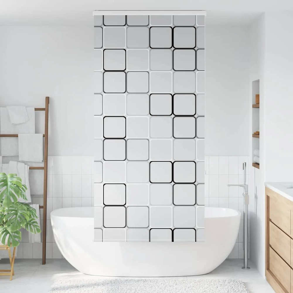 Dušo roletas su kasete, 110x240 cm, audinio plotis 106 cm