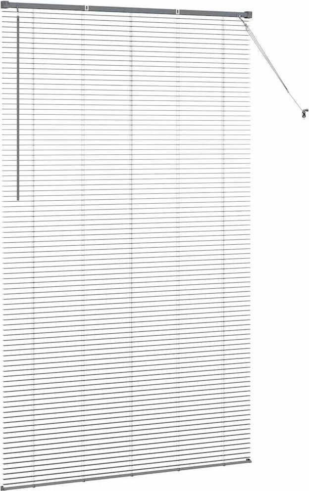 Venecijietiškos žaliuzės Tamsiai pilka 220 x 135 cm Aliuminis