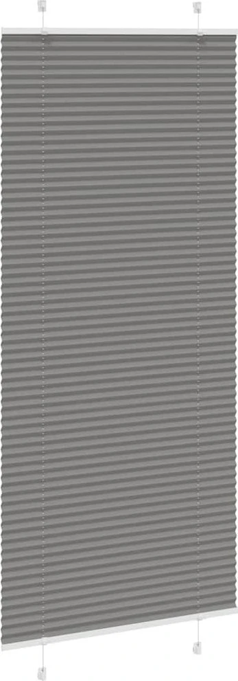 Plisuota žaliuze antracitas 85x200 cm audinio plotis 84,4 cm