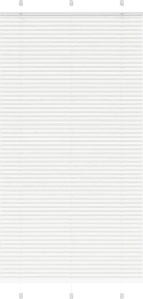plisuota žaliuze balta 110x200 cm audinio plotis 109,4 cm