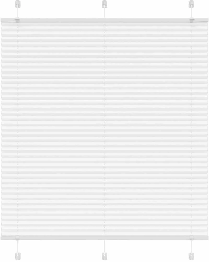 Plisuota žaliuze balta 120x150 cm Audinio plotis 119,4 cm