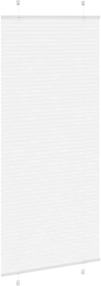 plisuota žaliuze balta 85x200 cm audinio plotis 84,4 cm