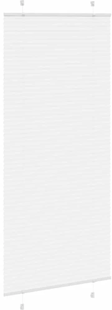 plisuota žaliuze balta 85x200 cm audinio plotis 84,4 cm