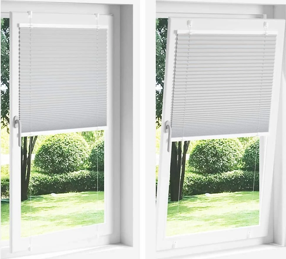 Plisuotas Blind Kreminis 85x200 cm Audinio plotis 84,4 cm