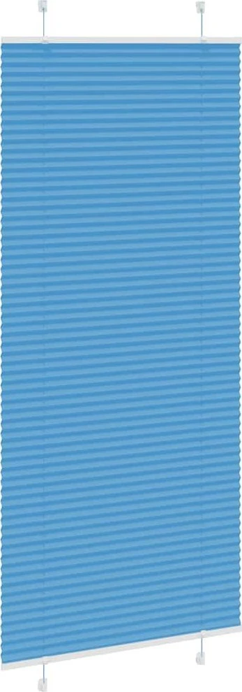 Klostuotos žaliuzės, mėlynos, 90x200 cm, audinys, plotis 89,4 cm, poliesteris