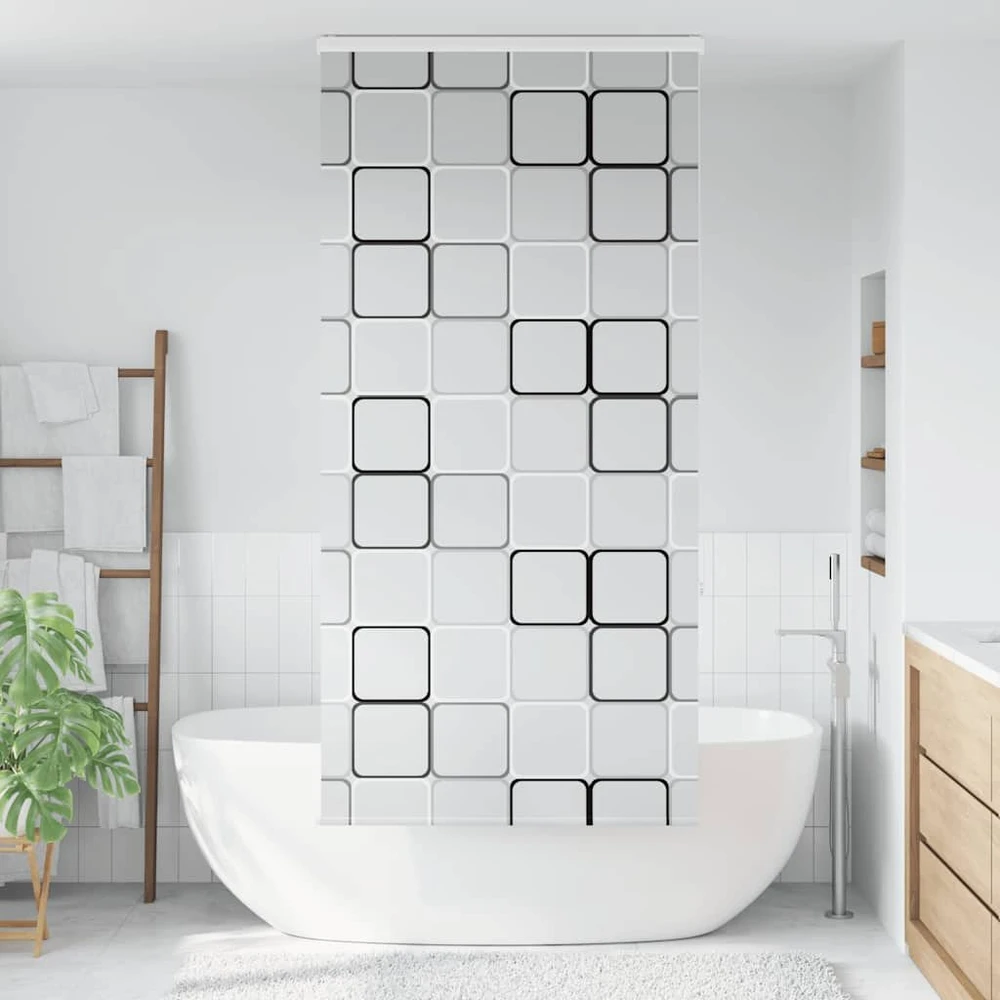Dušo roletas su kasete, 90x240 cm, audinio plotis 86 cm