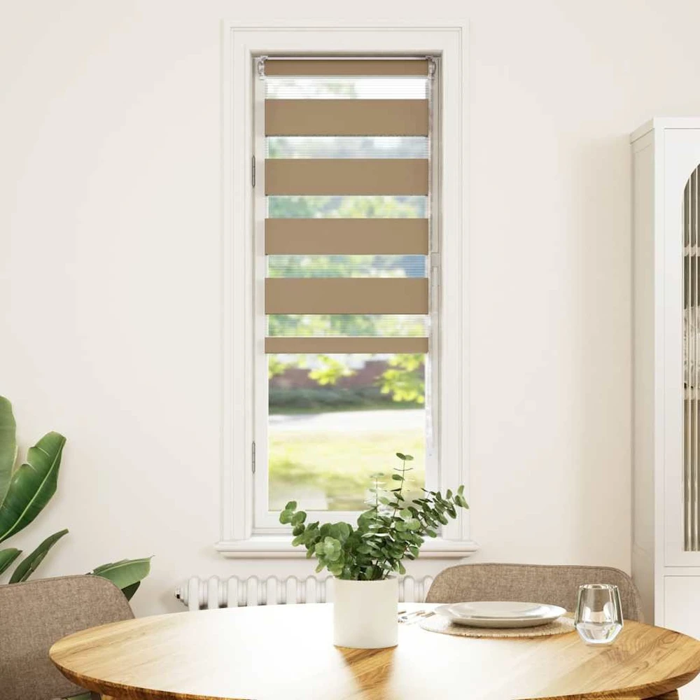 zebrinės žaliuzės 50x150 cm audinio plotis 45,9 cm poliesteris