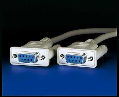Roline DB-9 - DB-9, 1.8m, Pilka (11.01.9018)