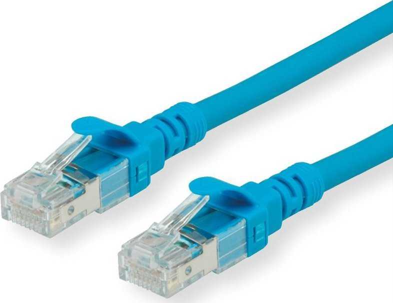 Roline ROLINE - Komutacinis kabelis - RJ-45 (M) į RJ-45 (M) - 20 m - SFTP, PiMF - CAT 6a - mėlynas (21.15.2849)