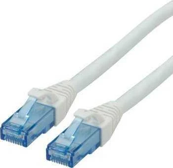 Roline ROLINE - Patch- Kabelis - RJ- 45 (M) iki RJ- 45 (M) - 30 cm - UTP - CAT 6a - Be halogenų, formos, suvytas - baltas (21.15.2987)