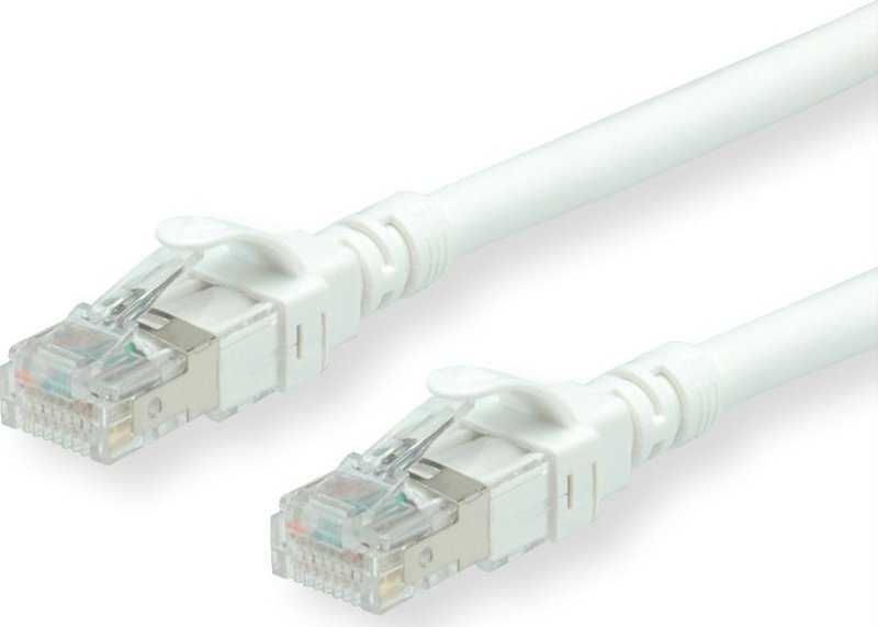 Roline ROLINE – Patch – Kabelis – RJ- 45 (M) iki RJ- 45 (M) – 15 m – UTP – CAT 6a – Be halogenų, formos, suvytas – baltas (21.15.2768)