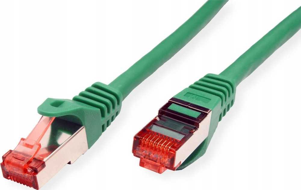 Roline ROLINE – Patch – kabelis – RJ- 45 (M) iki RJ- 45 (M) – 1,5 m – SFTP, PiMF – CAT 6 – be halogenų, formos, suvytas – žalias (21.15.2634)