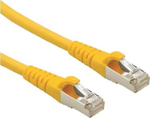 Roline ROLINE – Patch – Kabelis – RJ- 45 (M) iki RJ- 45 (M) – 15 m – SFTP, PiMF – CAT 6a – geltonas (21.15.2828)
