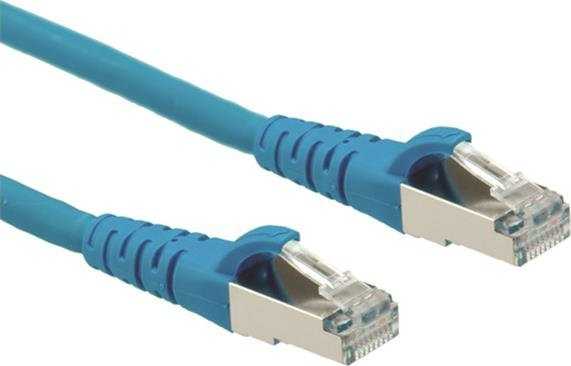 Roline ROLINE – Patch – Kabelis – RJ-45 (M) iki RJ-45 (M) – 15 m – SFTP – CAT 6a – mėlynas (21.15.2848)