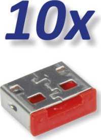 Roline ROLINE USB-A prievado užraktas / blokatorius 10x USB dla 11.02.8330