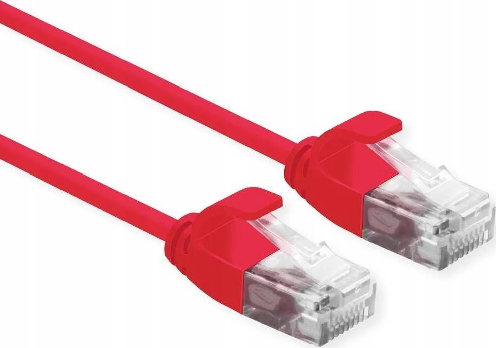 Roline ROLINE UTP PatchCord Cat6a. LSOH Slim. Raudona. 2.0m