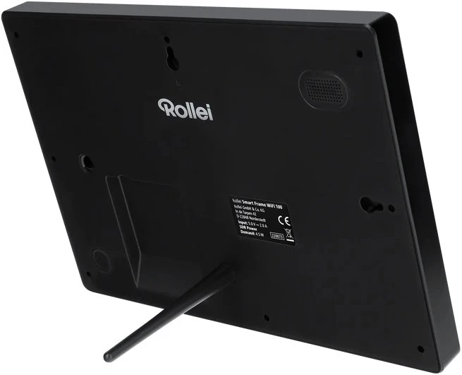„Rollei“ – išmanesnis nuotraukų rėmelis – 10 colių įstrižainė – WIFI – programėlės valdymas – modelis 100, juodas