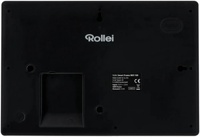 „Rollei“ – išmanesnis nuotraukų rėmelis – 10 colių įstrižainė – WIFI – programėlės valdymas – modelis 100, juodas