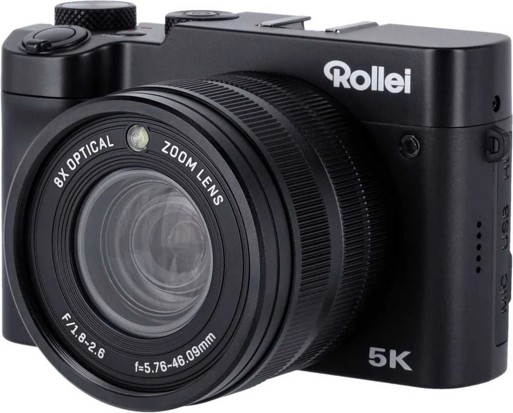 „Rollei - Powerflex 8X“ dviejų objektyvų skaitmeninis fotoaparatas
