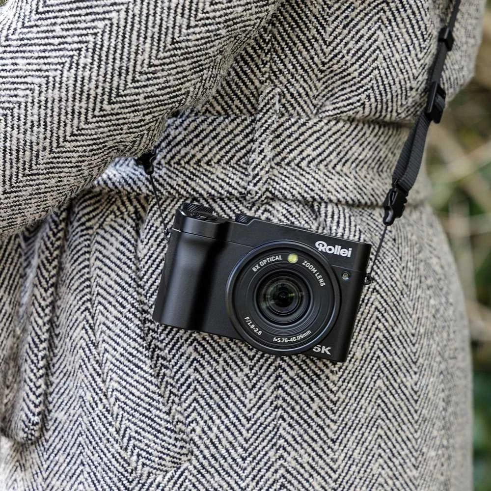 „Rollei - Powerflex 8X“ dviejų objektyvų skaitmeninis fotoaparatas