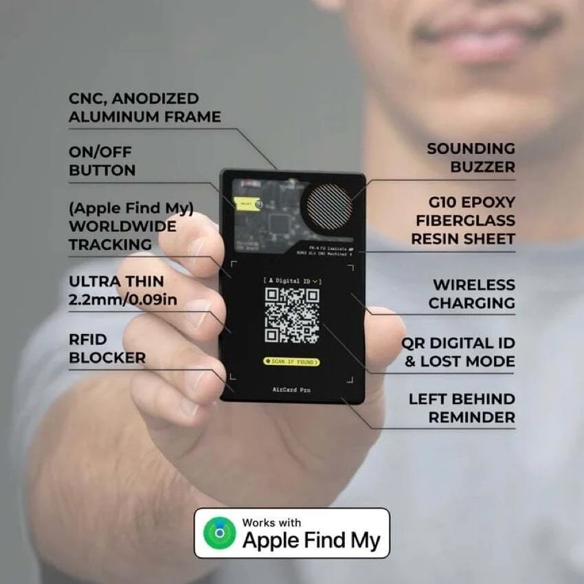 Rolling Square AirCard Pro BT Tracker for Apple Juodas (ACP01R)