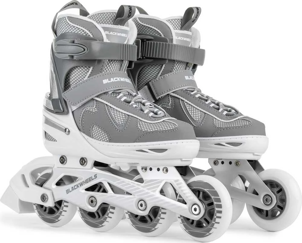 Riedučiai Blackwheels Flex Pro, reguliuojamas M dydis (34-37), pilkos spalvos