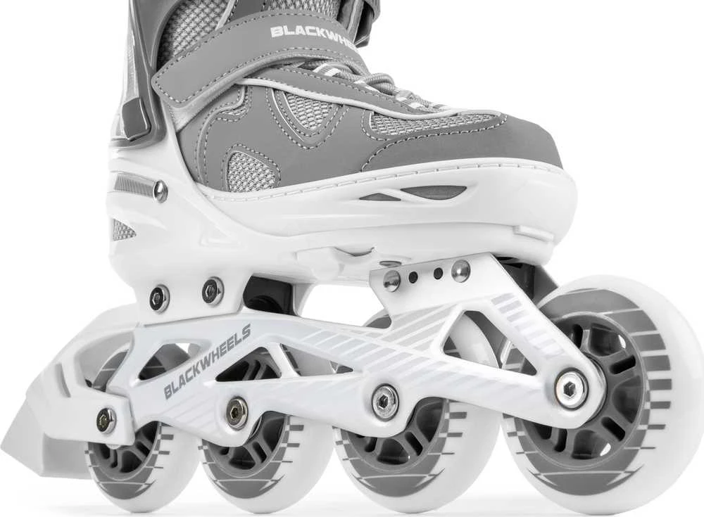 Riedučiai Blackwheels Flex Pro, reguliuojamas M dydis (34-37), pilkos spalvos