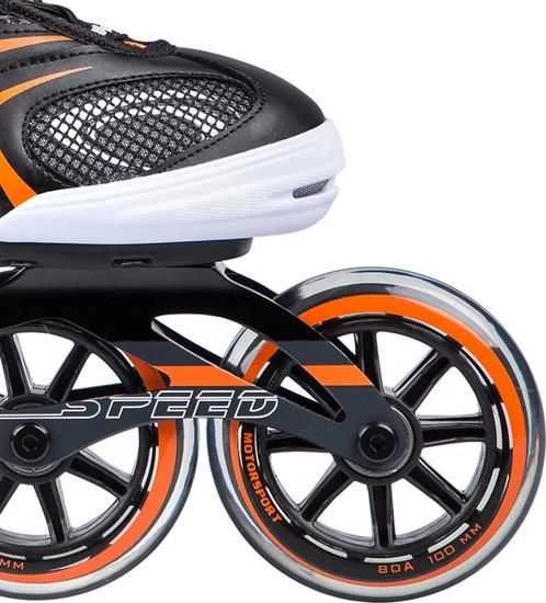 Riedučiai Nils Extreme NA1060S juodi-oranžiniai - 41