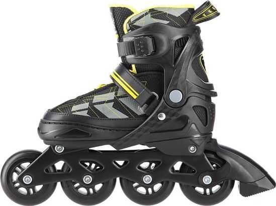 Riedučiai Nils Extreme NA11002 juodi-geltoni - PU70 mm/82A (S 31-34)