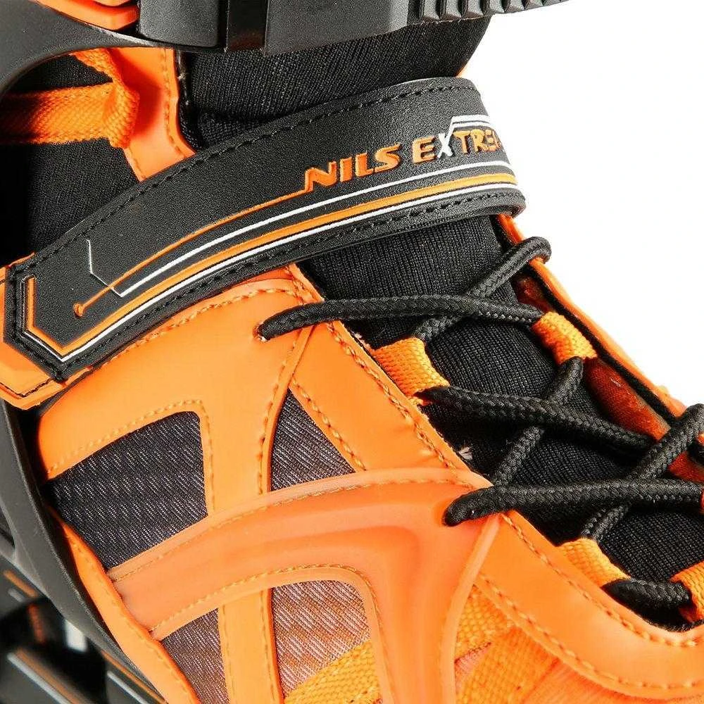 Riedučiai NA14112 Juodas-Oranžinis SIZE 41 IN-LINE SKATES NILS EXTREME