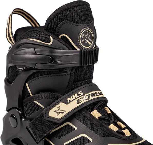 Riedučiai Nils Extreme NA14174 juodi-smėlio sp. - PU80 mm/82A (L 39-42)