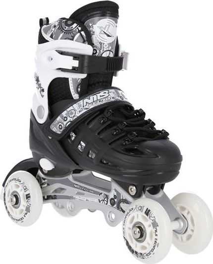 Riedučiai/pačiūžos Nils Extreme NH10905 juodi - PU80 mm/82A (L 39-42)