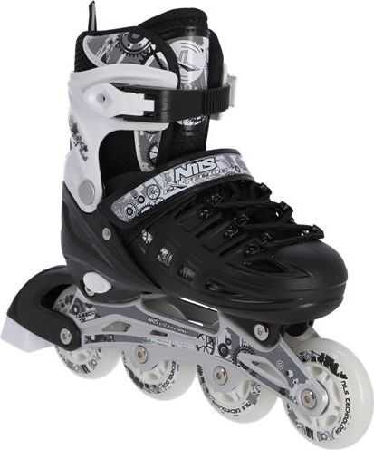 Riedučiai/pačiūžos Nils Extreme NH10905 juodi - PU80 mm/82A (L 39-42)