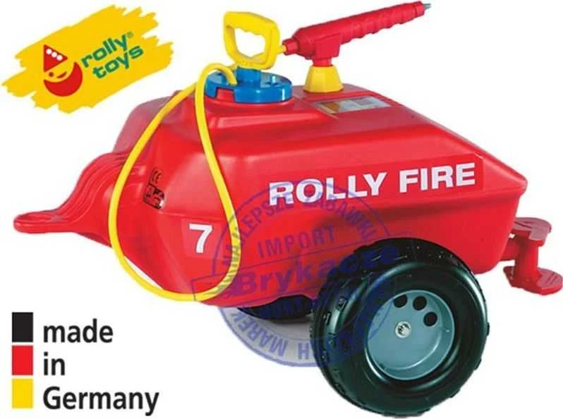 Rolly Toys „Roll Toys RollTrailer“ tanklaivio priekaba prie traktoriaus ugniagesių brigados 5L