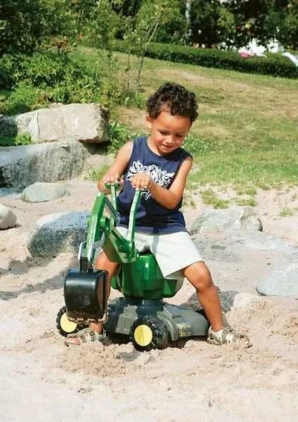John Deere Rolly Toys traktorius su kaušu