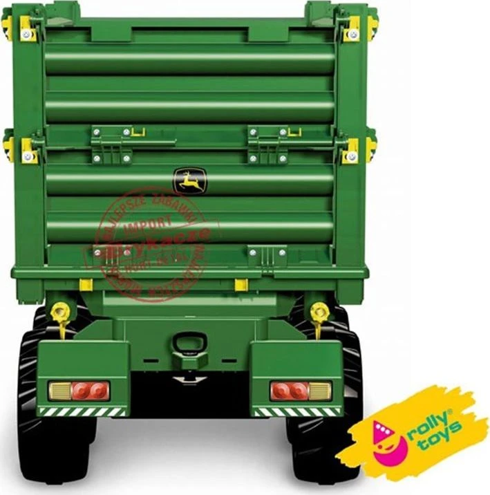 Rolly Toys rollyMulti Trailer „John Deere“ trijų ašių priekaba savivartė