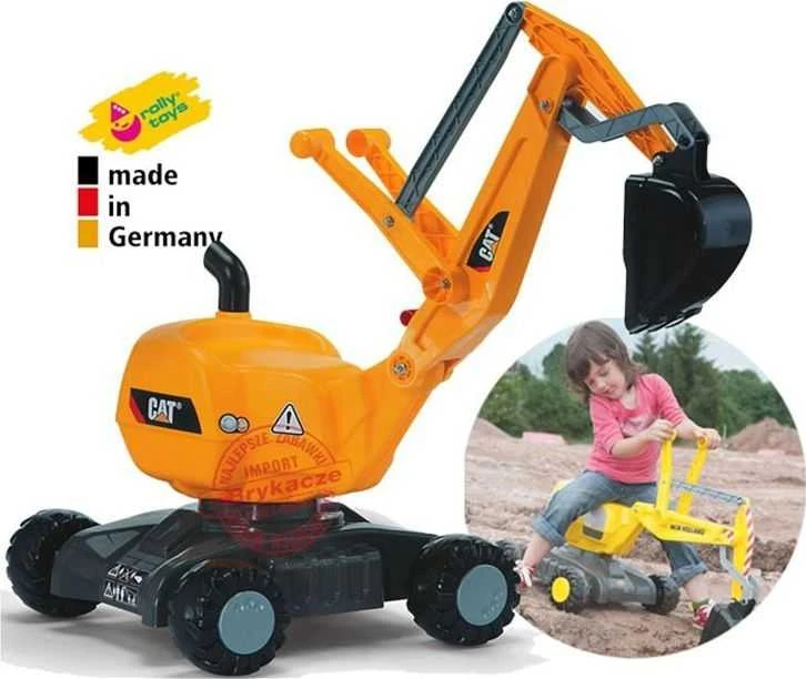 Rolly Toys vaikiškas K特pyrinis CAT su 360 laipsnių sukimu