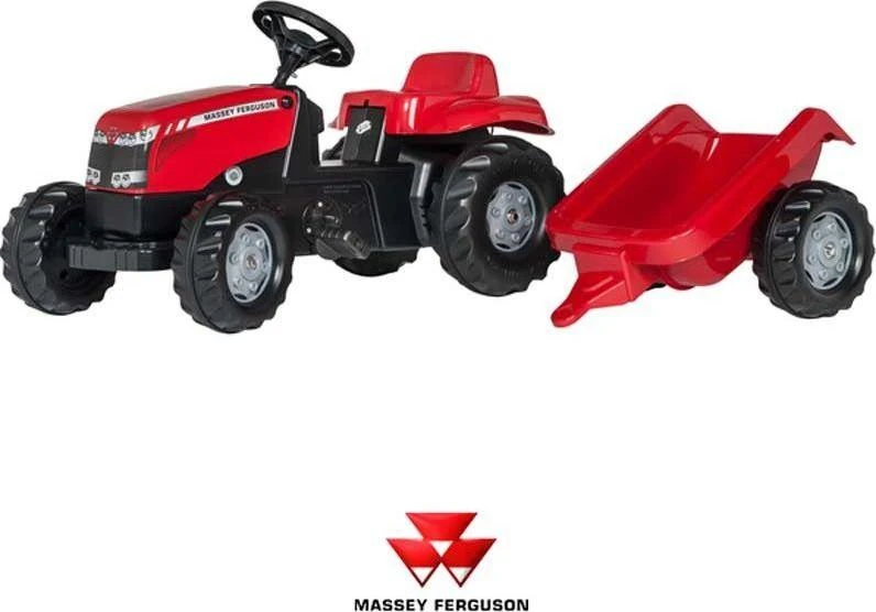 „Rolly Toys Rollykid Massey Ferguson“ pedalai su priekaba