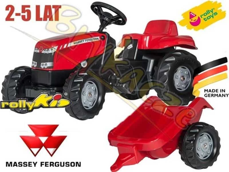 „Rolly Toys Rollykid Massey Ferguson“ pedalai su priekaba