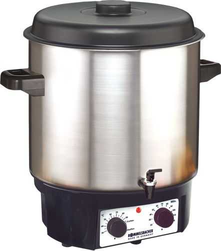 Rommelsbacher Fully Automatic Presersving Cooker/Hot Punch KA 2004/E Nerūdijantis plienas/juodas, 1800 W,