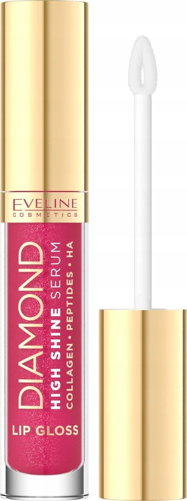Romnd „Eveline Cosmetics Diamond High Shine Serum“ lūpų blizgis-serumas, 23 spanguolių, 5 ml