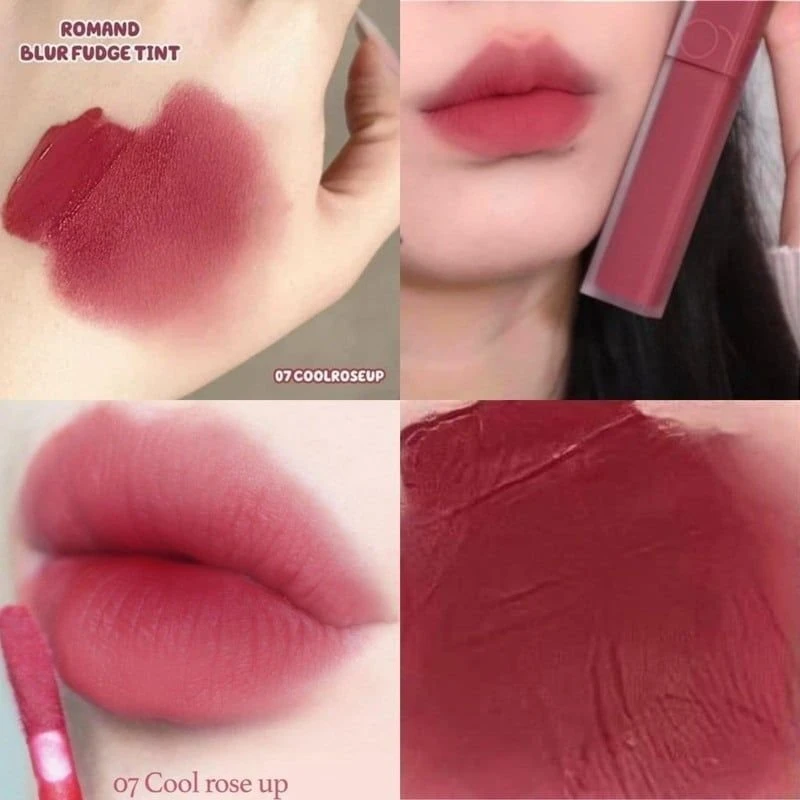Rom&nd Blur Fudge Tint Liquid Lipstick 07 Cool Rose Up 5.5 g