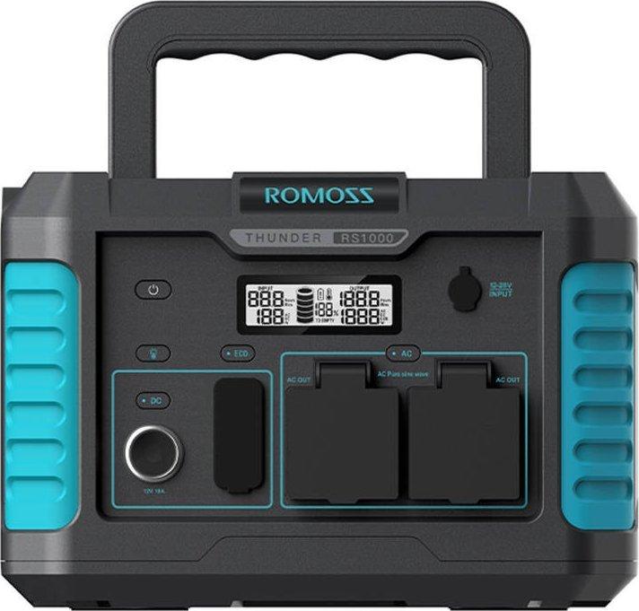 Romoss RS1000 Thunder serijos nešiojama jėgainė, 1000 W, 933 Wh ...