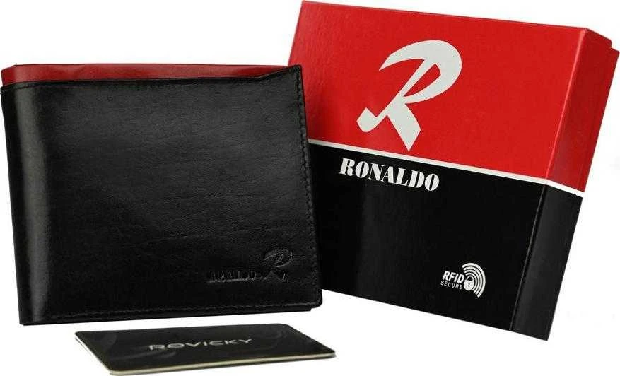 Horizontali vyriška piniginė su seifo kortelių skyriumi — Ronaldo