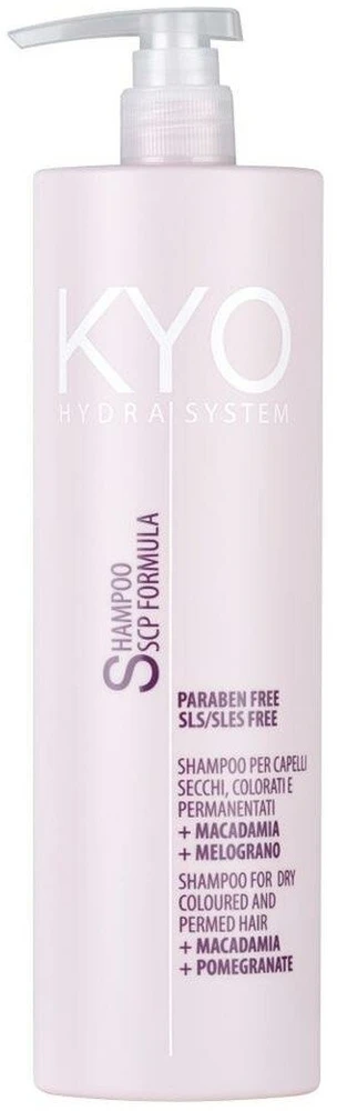 Ronney KYO_Hydra System Šampūnas SCP Formula intensyviai drėkinamasis šampūnas su makadamijų aliejumi ir granatais 1000 ml