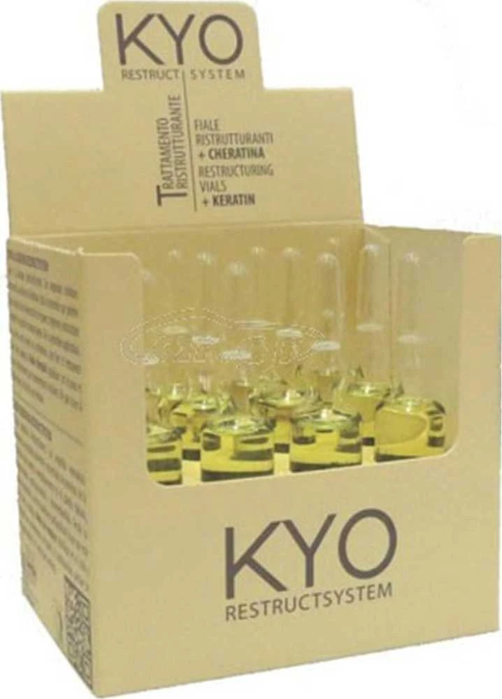 Ronney „Kyo Restruct System“ regeneruojančios ampulės su keratinu, 10 ml