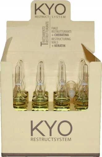 Ronney „Kyo Restruct System“ regeneruojančios ampulės su keratinu, 10 ml