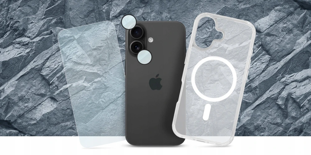 Dėklas - Roobix 3-in-1 Combo Kit iPhone 17 MagSafe, Stiklo, Objektyvo Apsauga