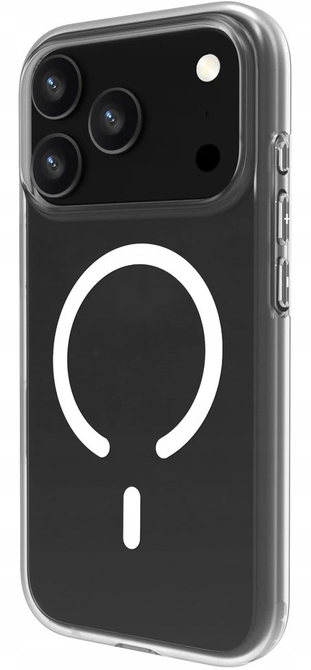 Telefono dėklas - Roobix Clarion MagSafe Case (iPhone 17 Pro, TPU/PC, kritimo apsauga, skaidrus)