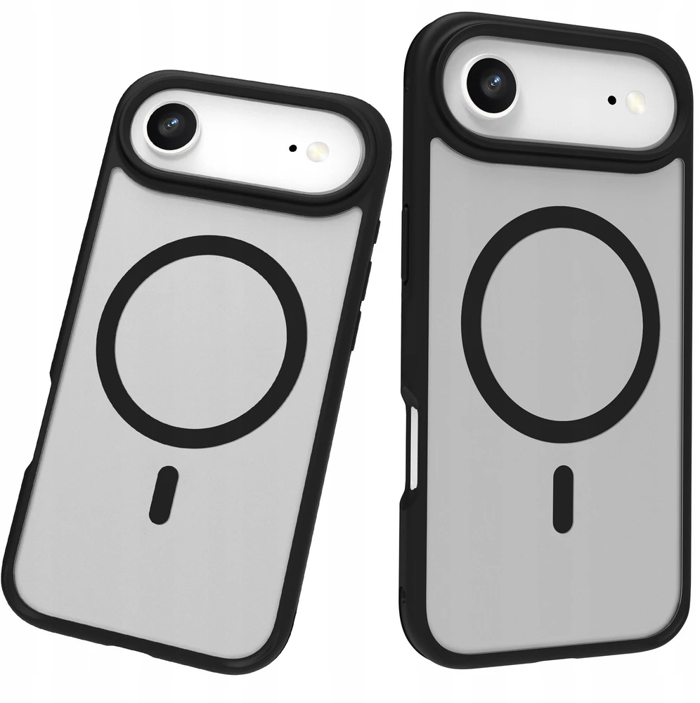 Dėklas - Roobix Dusky MagSafe Dėklas iPhone 17 Air TPU, PC, Matinė Juoda